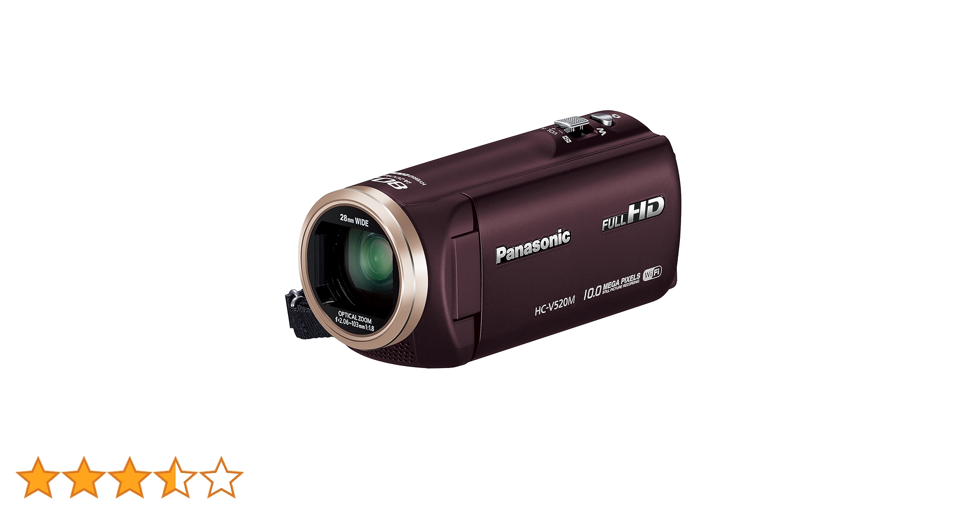 【美品・付属品完備】パナソニック ビデオカメラ HC-V520M 概要 デジタルハイビジョンビデオカメラ HC-V520M | デジタルビデオ